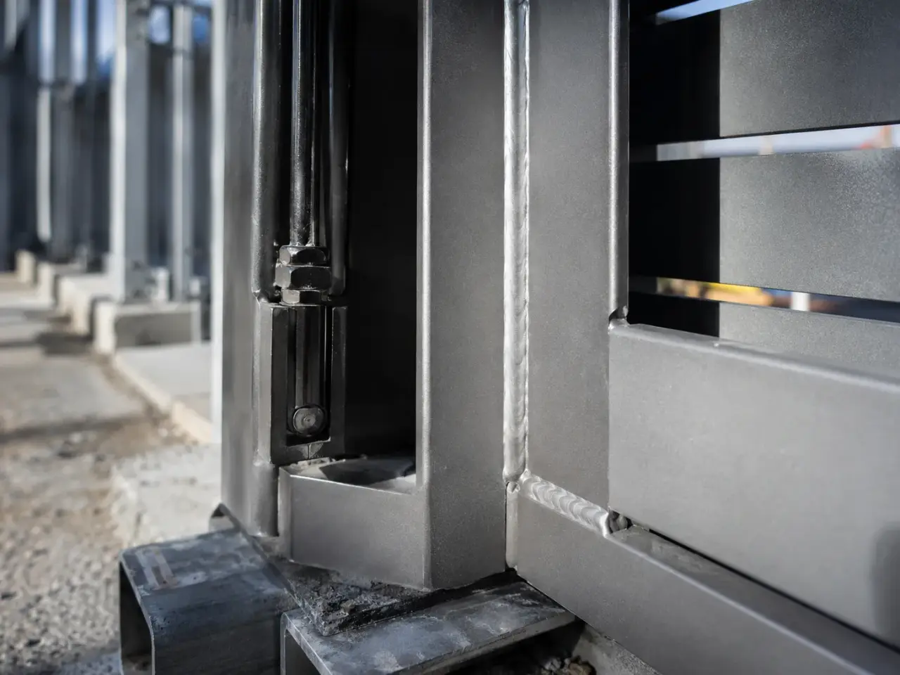 Access Control Gates in Markham being fabricated and installed by The Grate Guys