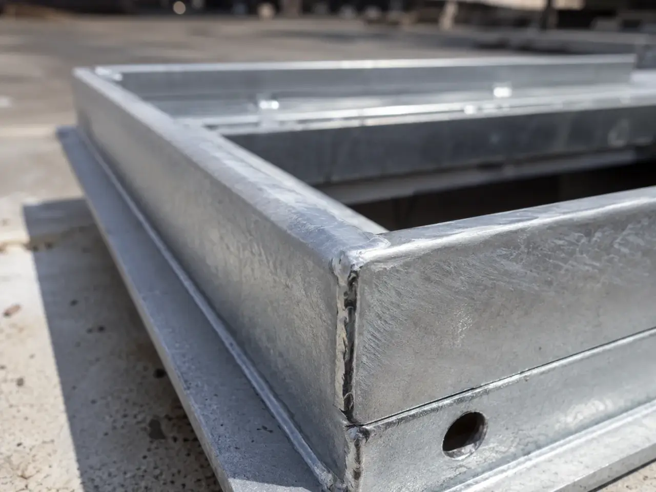 Access Hatch Covers in North York being fabricated and installed by The Grate Guys