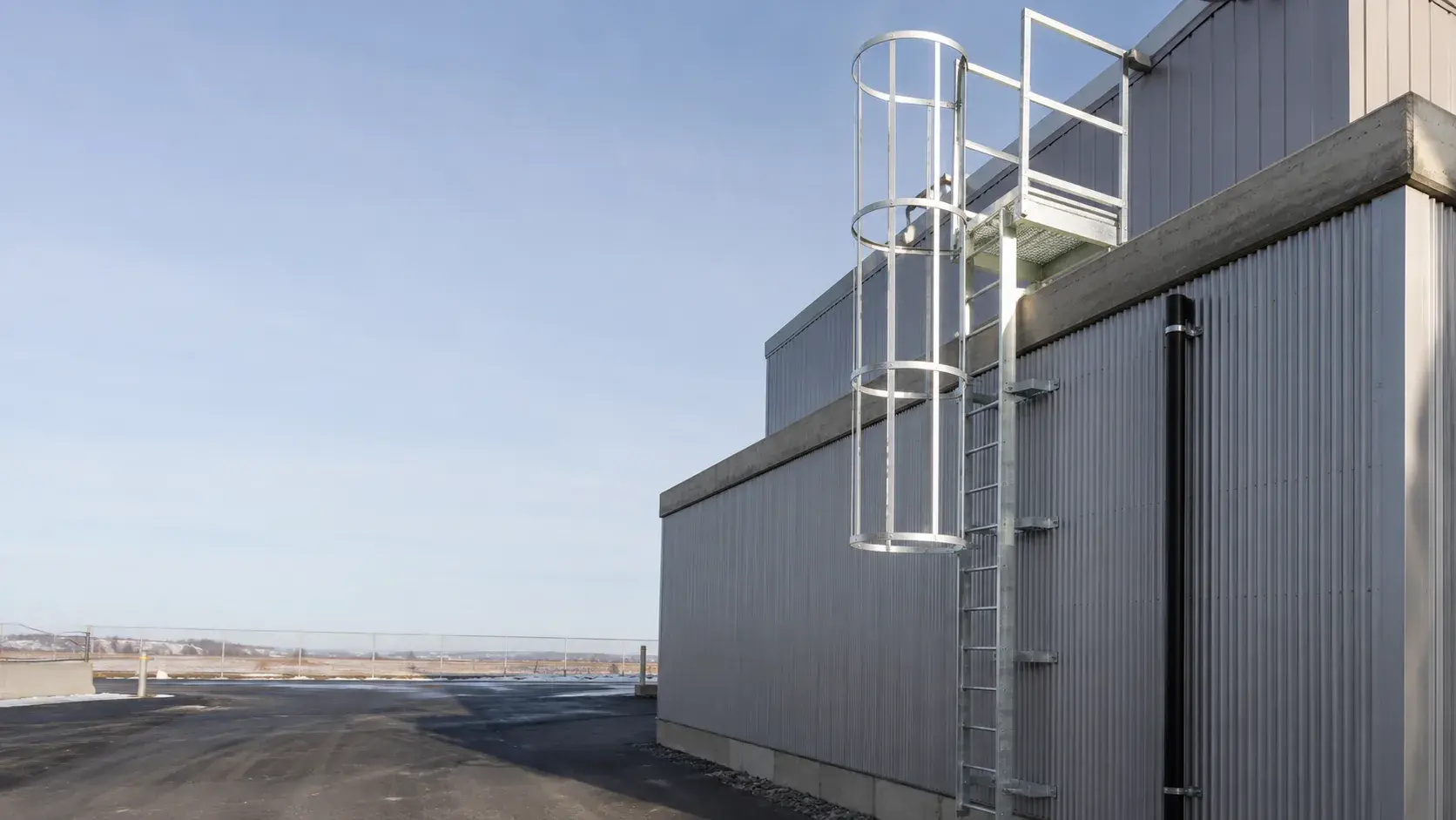 Access Ladders in Caledon, Ontario, fabricated and installed by The Grate Guys