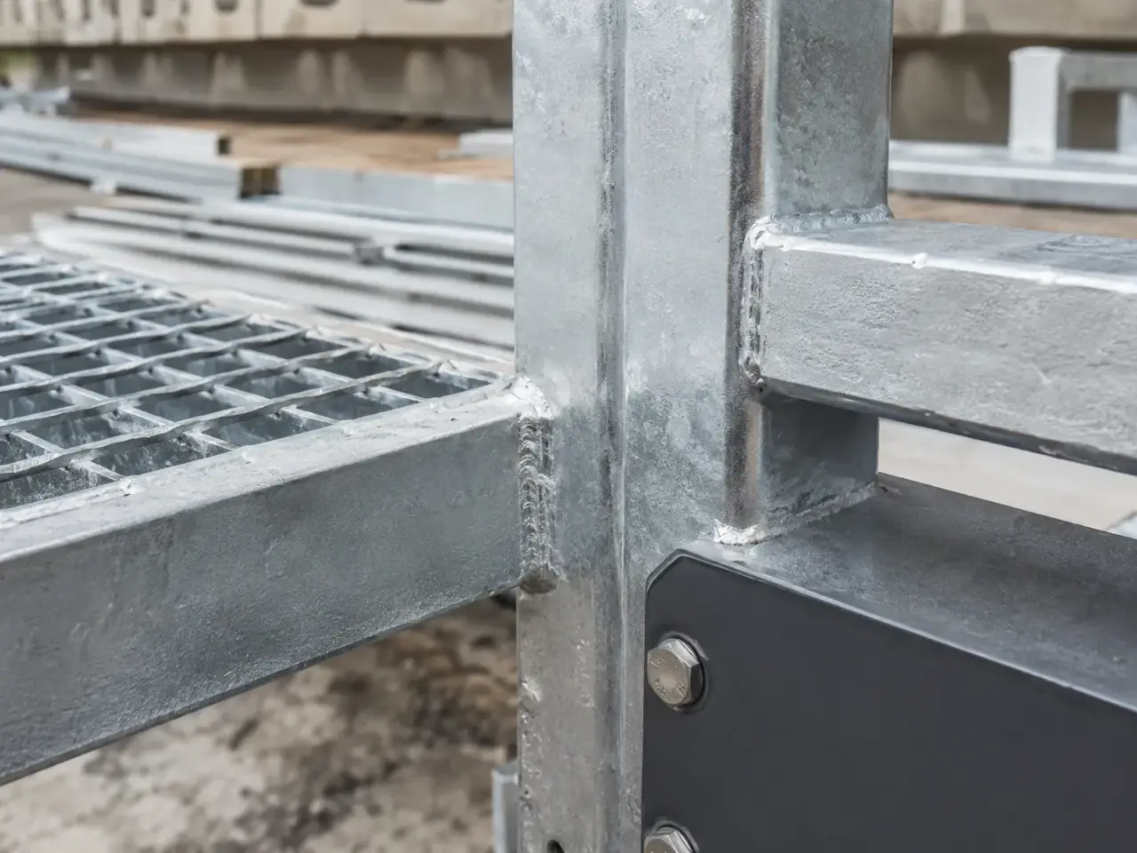 Access Platforms in Georgetown being fabricated and installed by The Grate Guys