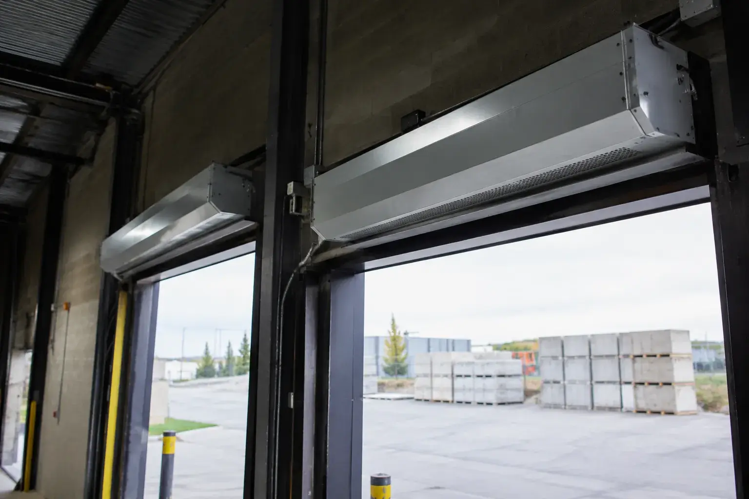 Air Curtains in Markham, Ontario, fabricated and installed by The Grate Guys