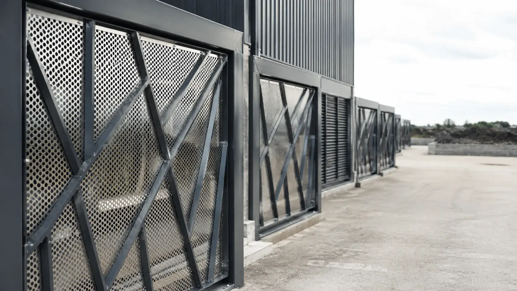 Architectural Metal Screens in Georgetown, Ontario, fabricated and installed by The Grate Guys