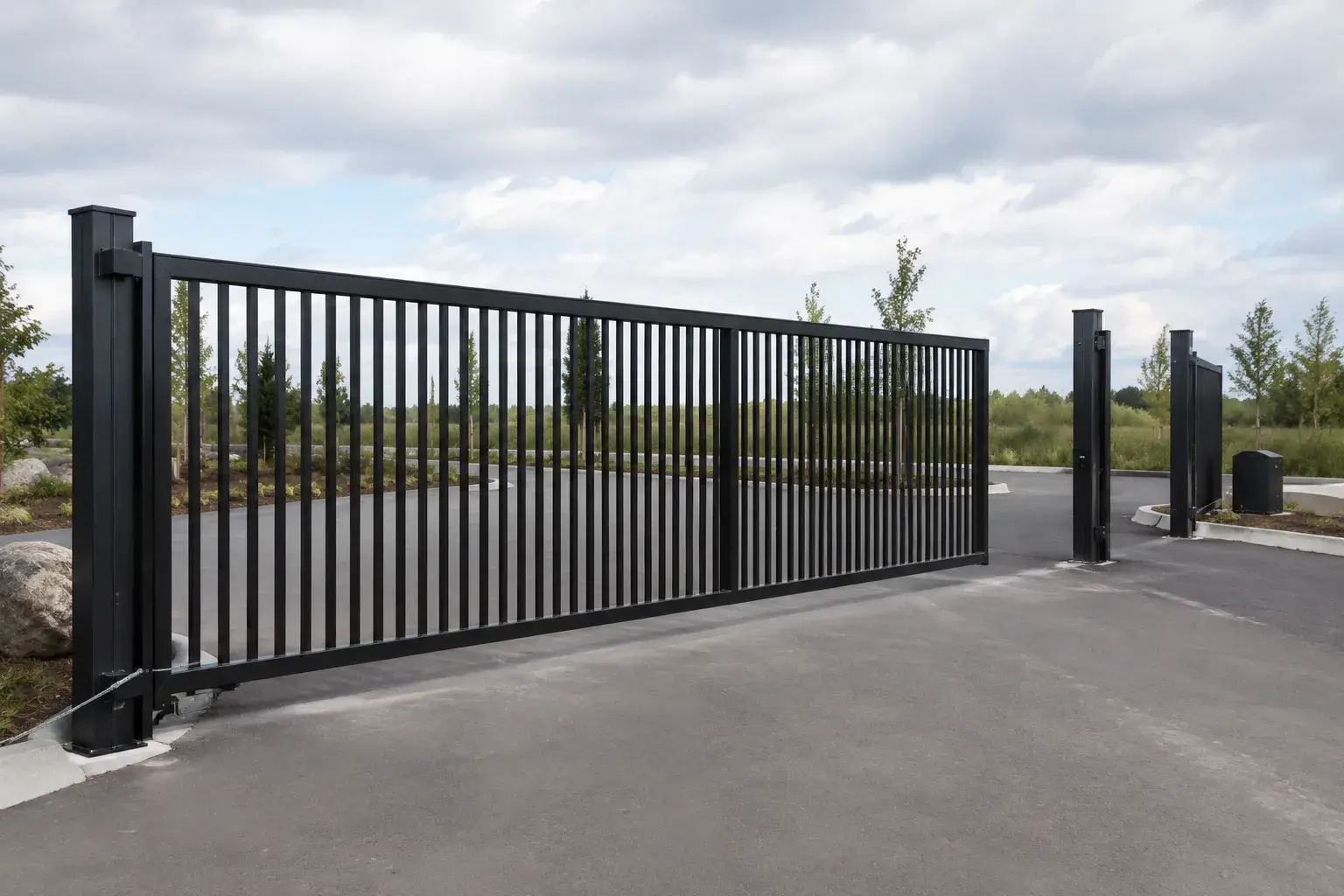 Automatic Gate Systems in Aurora, Ontario, fabricated and installed by The Grate Guys
