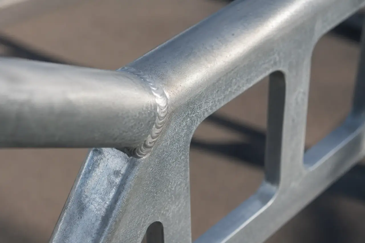 Bike Racks in Aurora being fabricated and installed by The Grate Guys