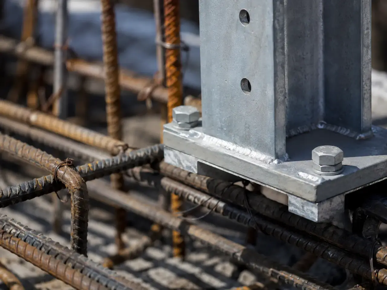 Building Reinforcing in Markham being fabricated and installed by The Grate Guys