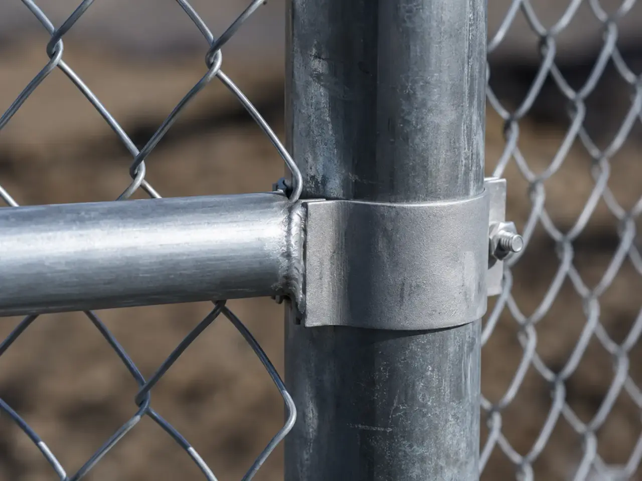 Chain Link Fencing in Caledon being fabricated and installed by The Grate Guys
