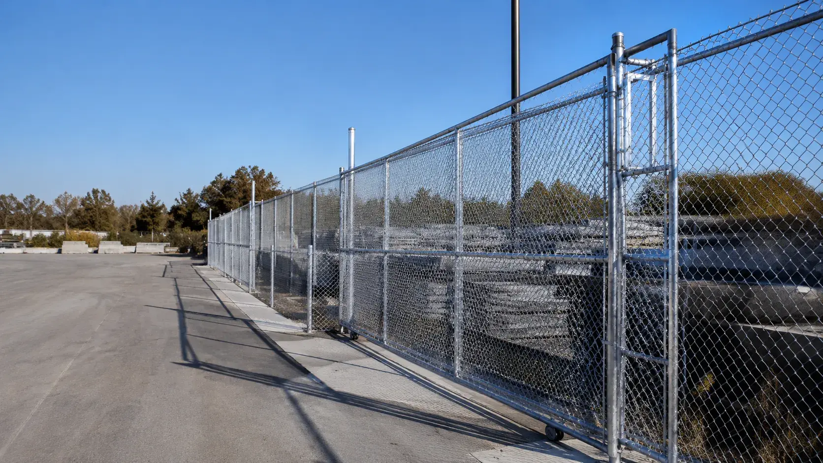 Chain Link Fencing in Caledon, Ontario, fabricated and installed by The Grate Guys