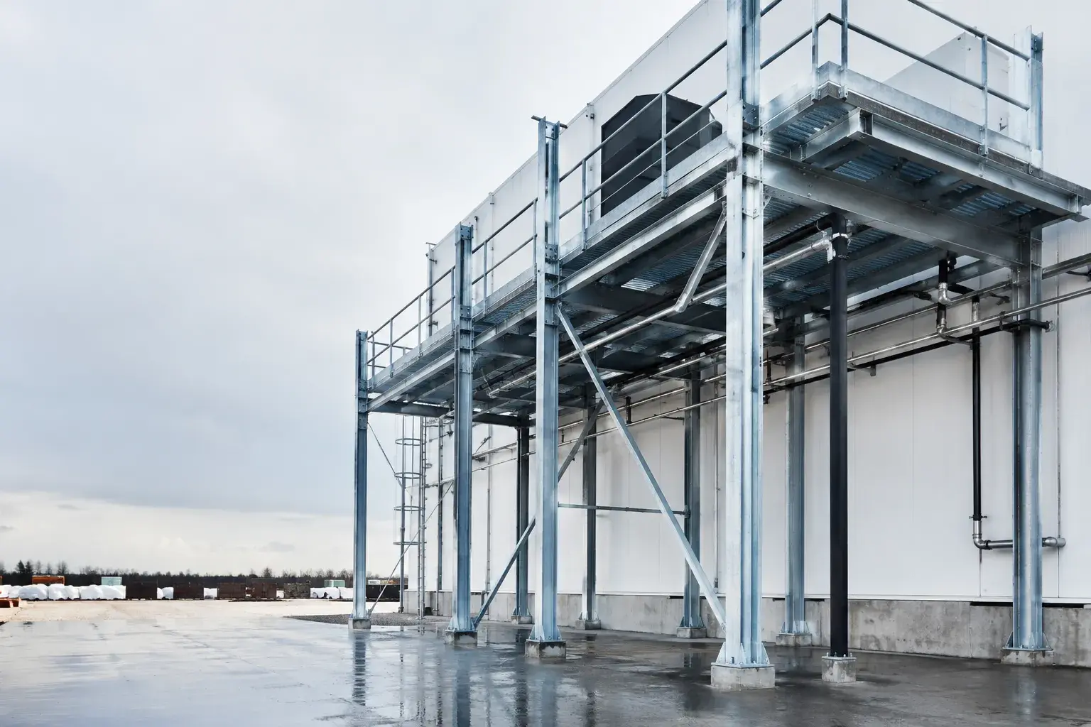 Cold Storage Structural Steel in Markham, Ontario, fabricated and installed by The Grate Guys