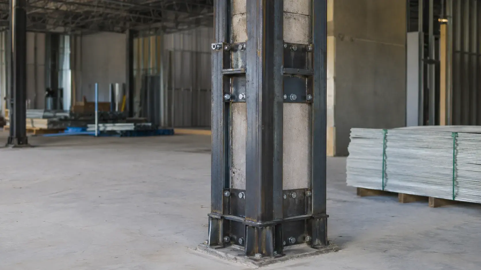 Column Reinforcing, fabricated and installed by The Grate Guys