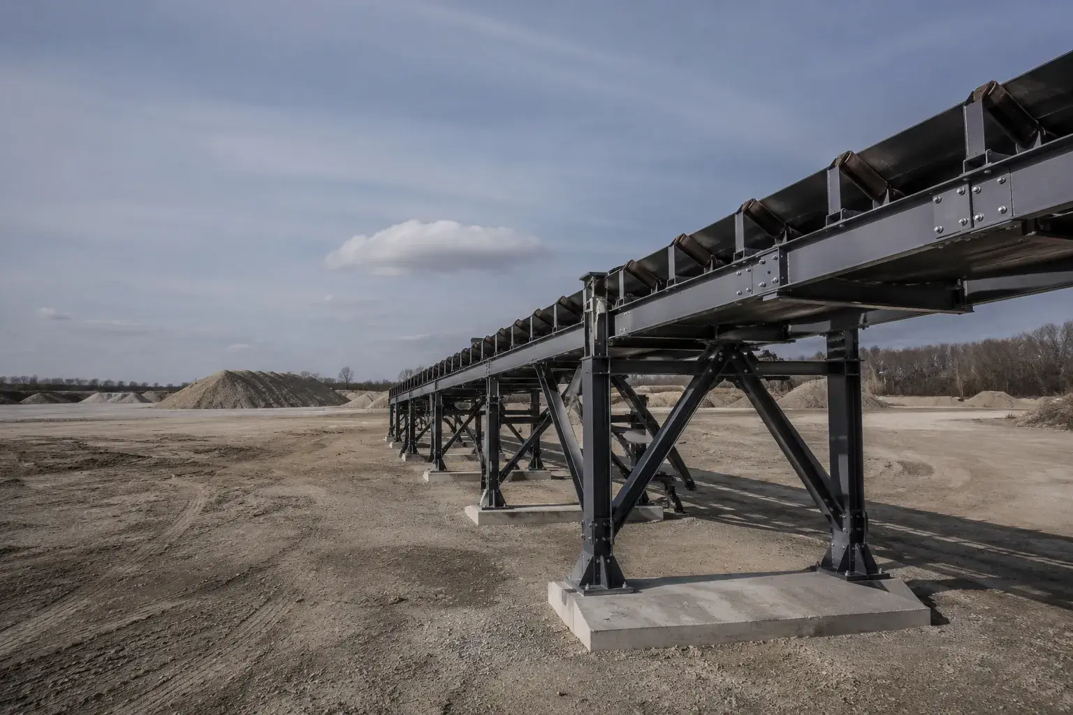 Conveyor Frames in Aurora, Ontario, fabricated and installed by The Grate Guys