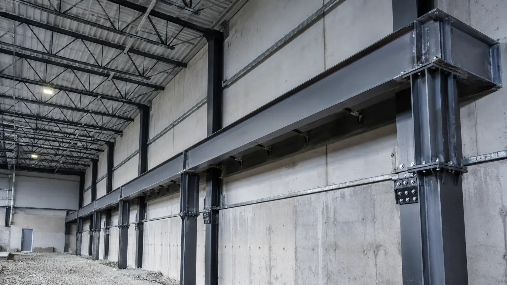 Crane Runway Reinforcing, fabricated and installed by The Grate Guys