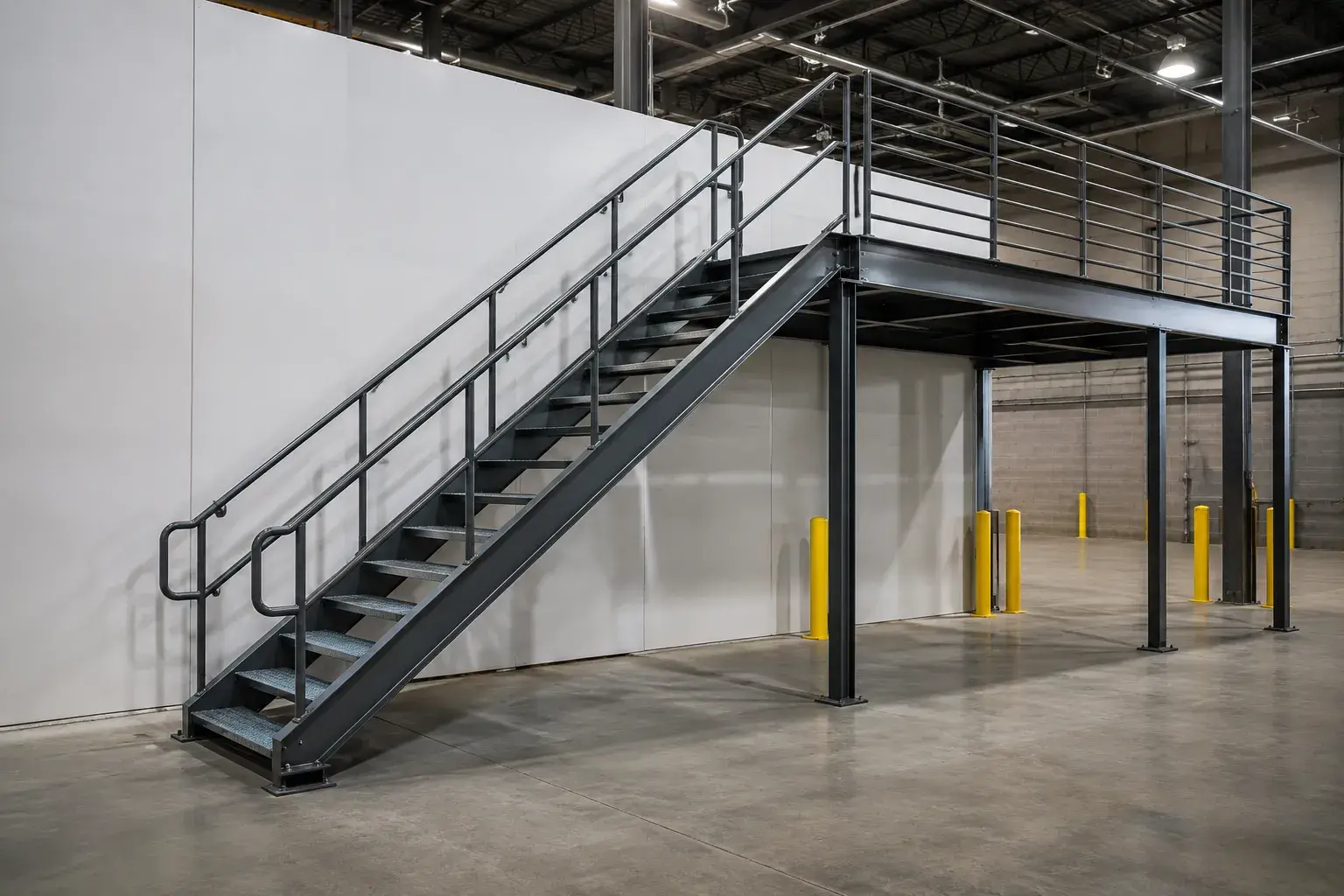Crossover Platforms in Georgetown, Ontario, fabricated and installed by The Grate Guys