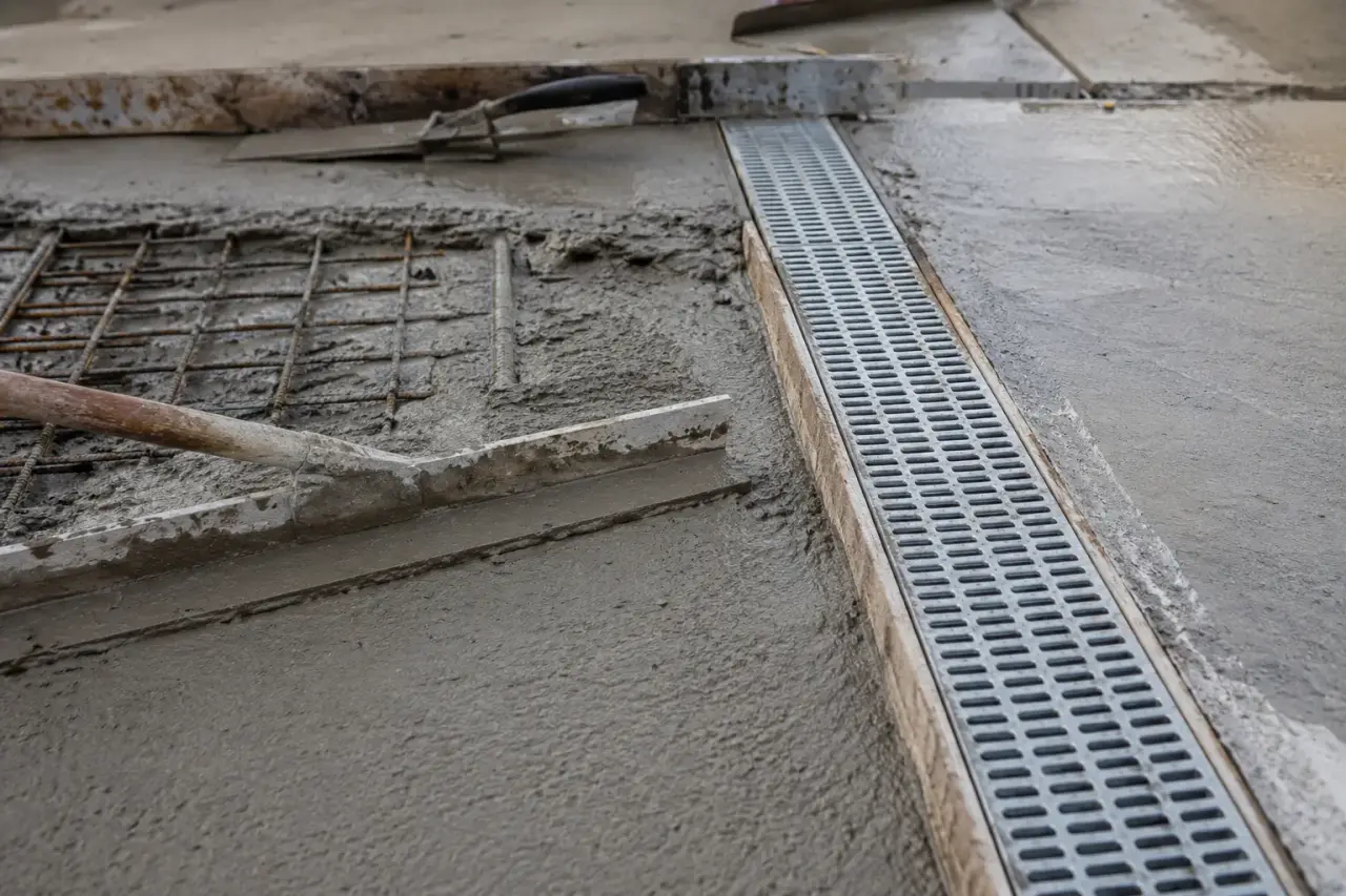 Completed Custom Drainage Solutions installation in Pickering by The Grate Guys