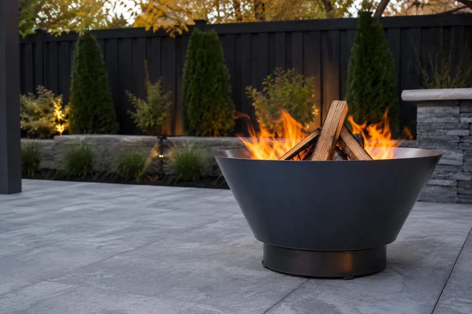 Custom Fire Pits in Markham, Ontario, fabricated and installed by The Grate Guys