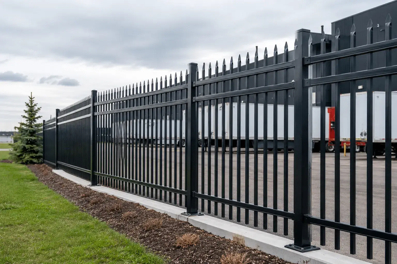 Decorative Metal Fencing in Markham, Ontario, fabricated and installed by The Grate Guys