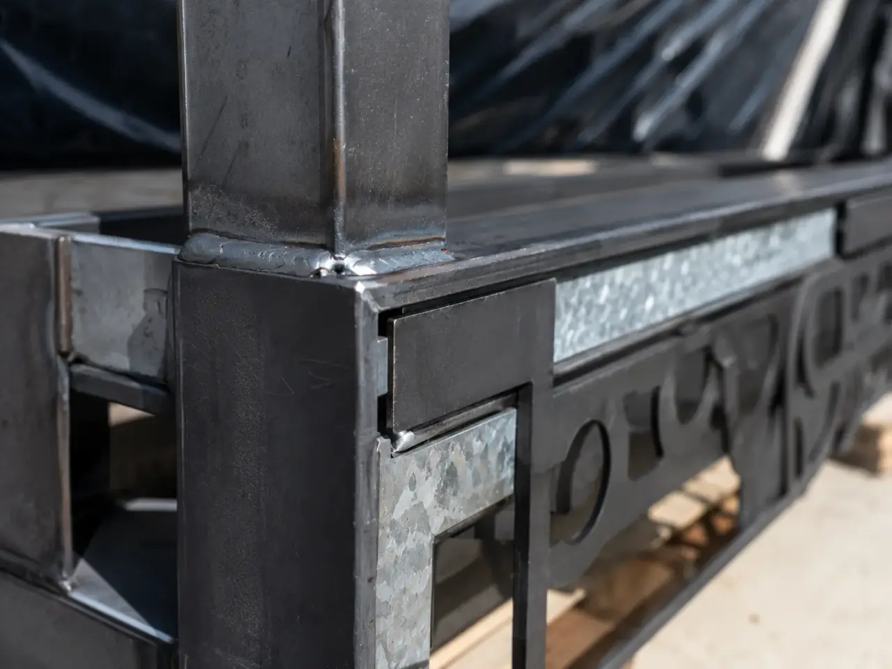 Decorative Metal Panels in Caledon being fabricated and installed by The Grate Guys