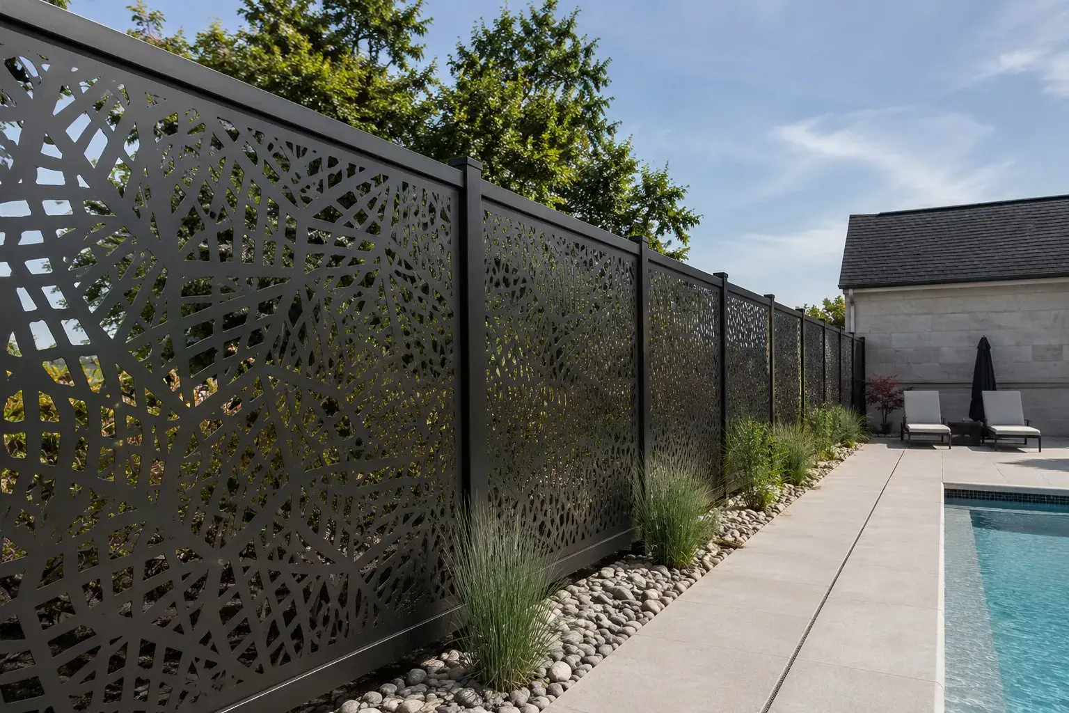 Decorative Metal Panels in Caledon, Ontario, fabricated and installed by The Grate Guys
