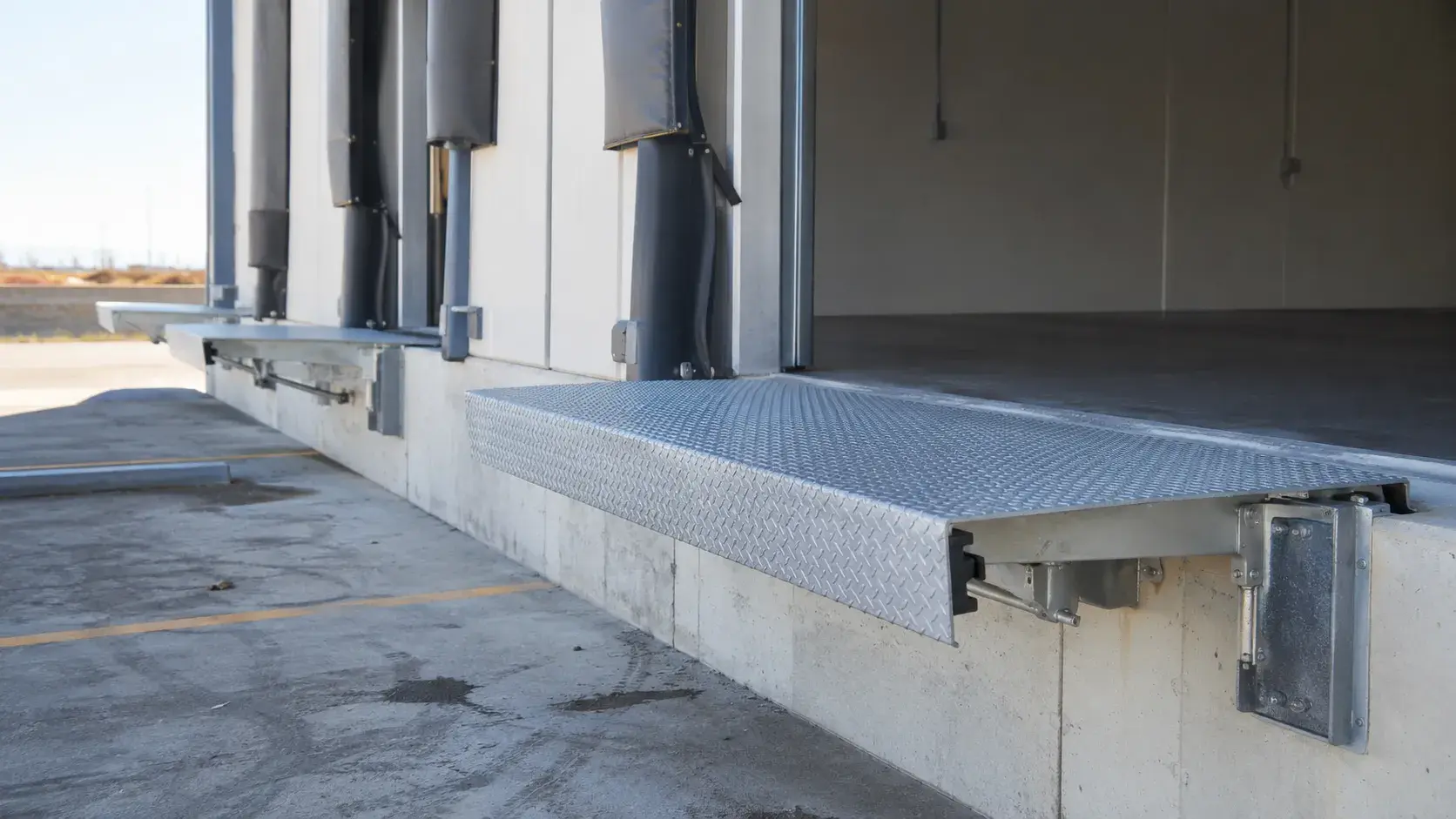 Dock Levelers in Caledon, Ontario, fabricated and installed by The Grate Guys