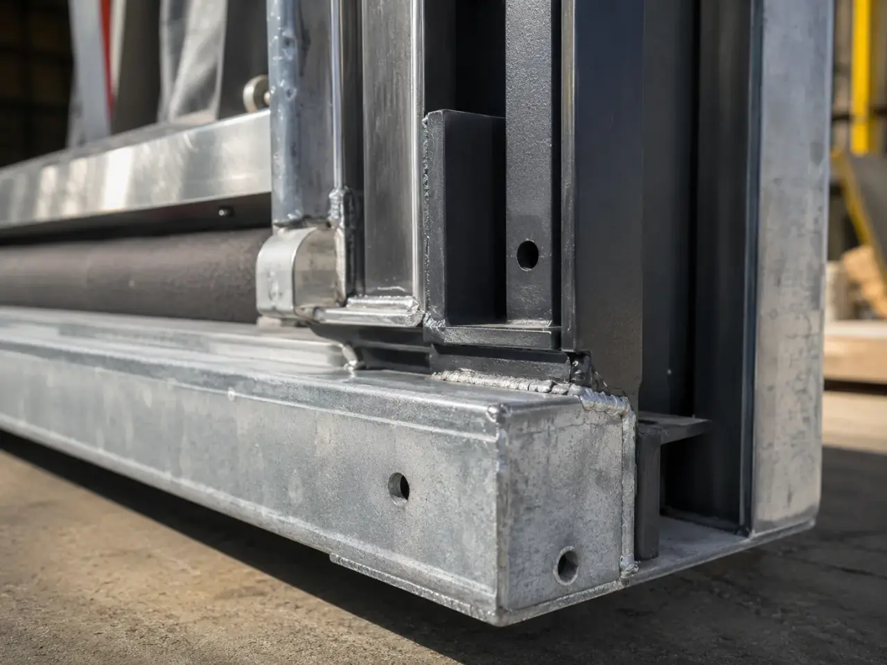 Dock Seals and Shelters in Caledon being fabricated and installed by The Grate Guys