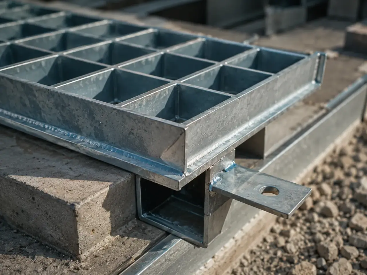 Drain Covers in Aurora being fabricated and installed by The Grate Guys