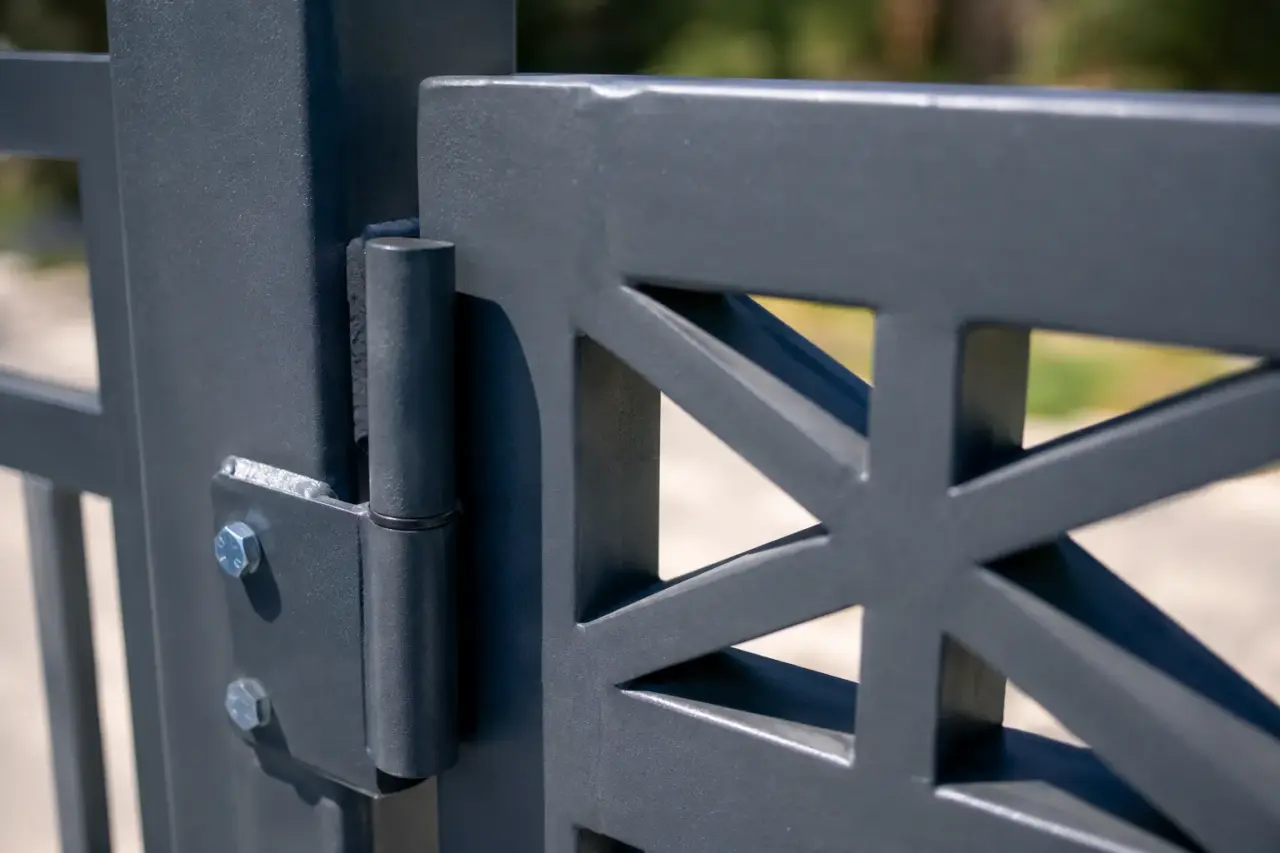 Driveway Gates in Pickering being fabricated and installed by The Grate Guys