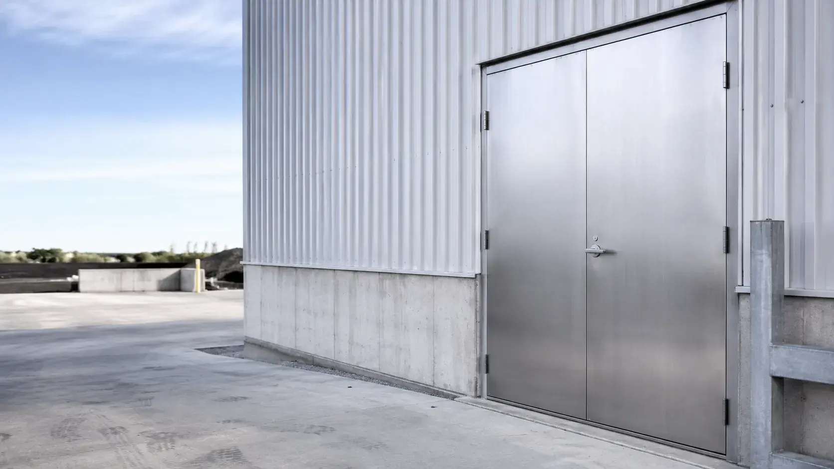 Food Grade Doors in Pickering, Ontario, fabricated and installed by The Grate Guys