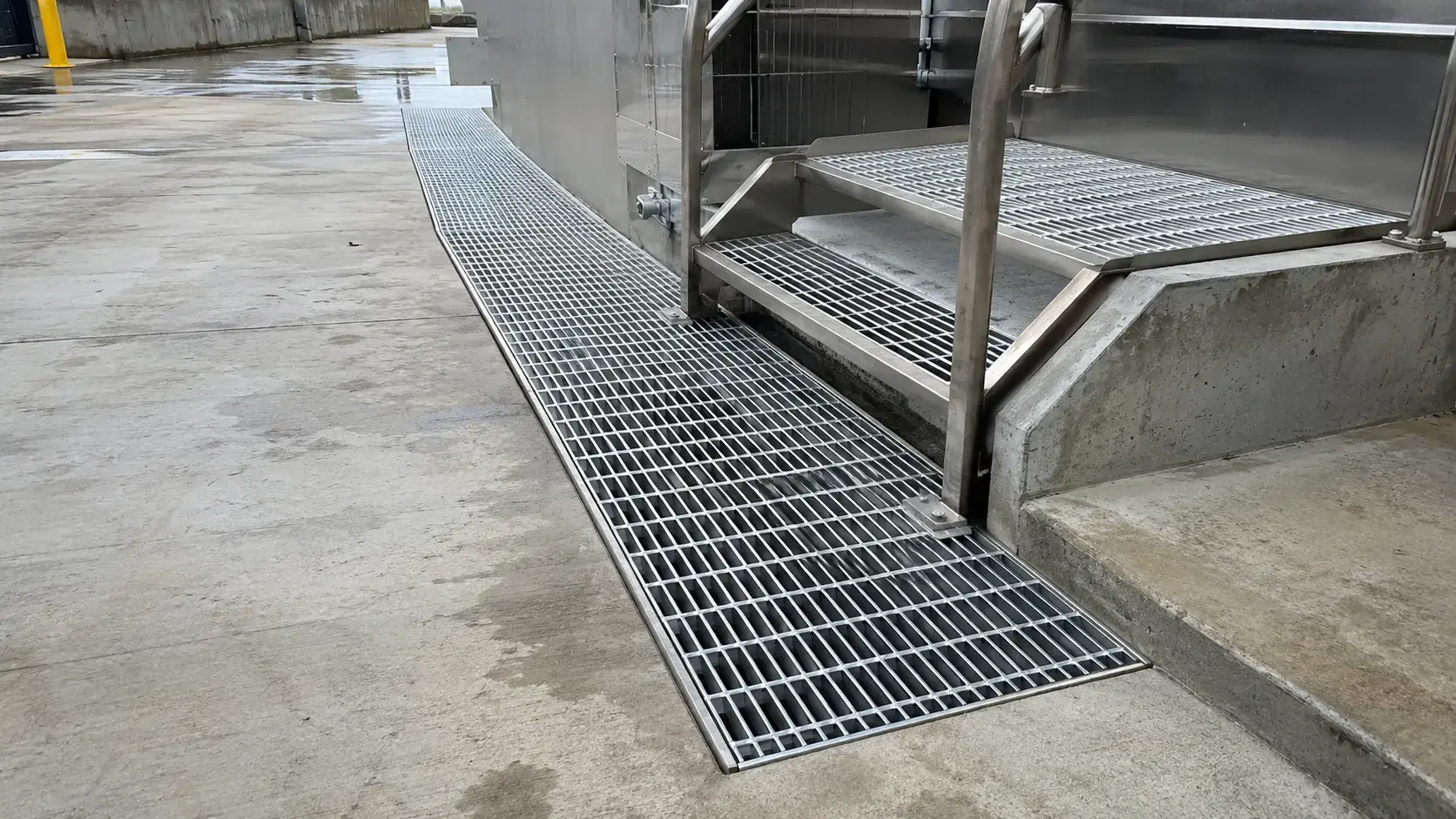 Food Grade Grates in Bradford, Ontario, fabricated and installed by The Grate Guys