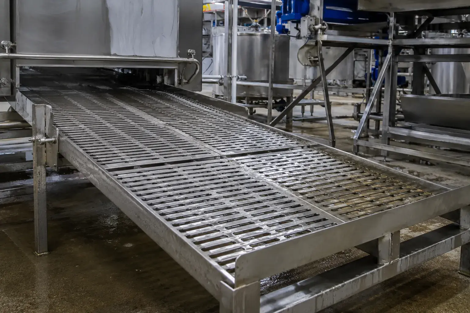 Food Processing Grates in Bradford, Ontario, fabricated and installed by The Grate Guys