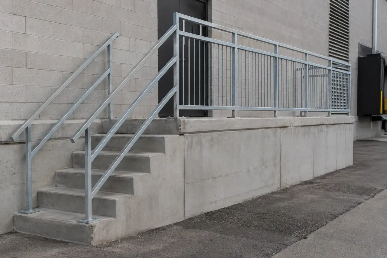 Completed Guardrail Systems installation by The Grate Guys