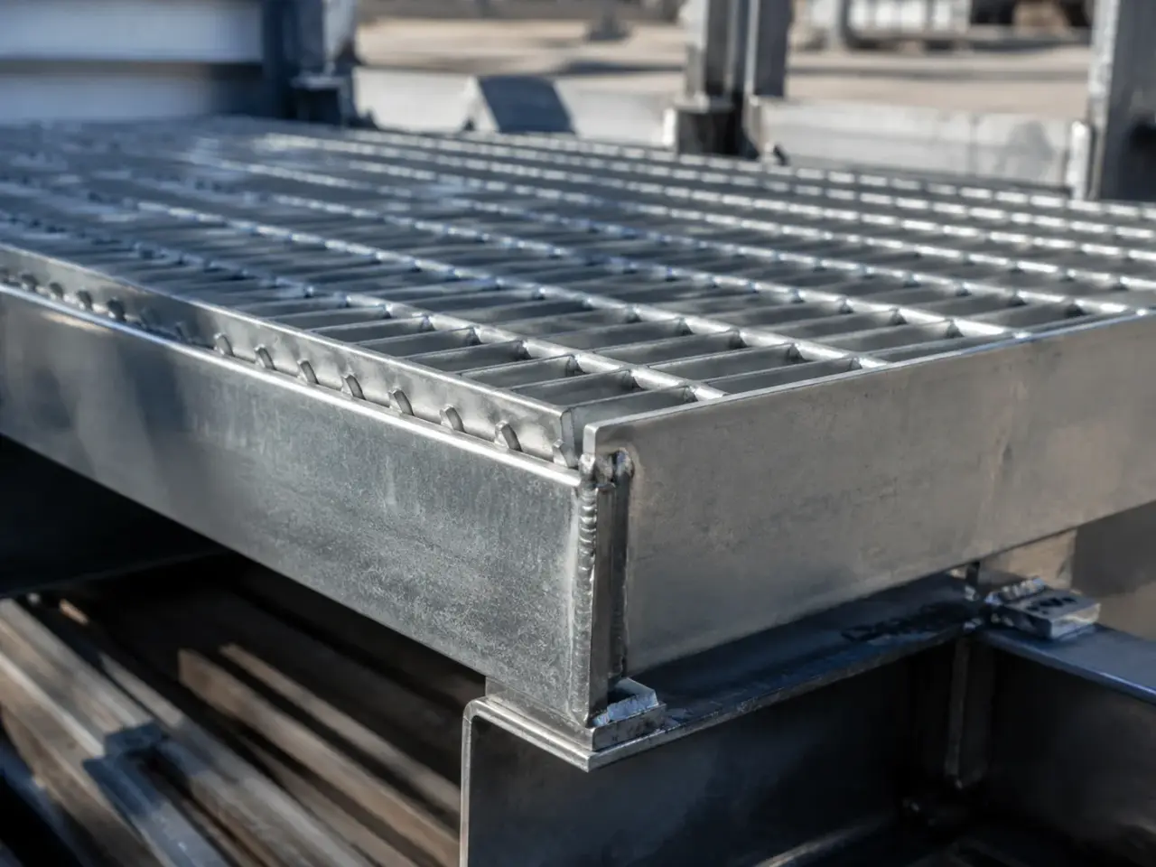 Industrial Catwalks being fabricated and installed by The Grate Guys