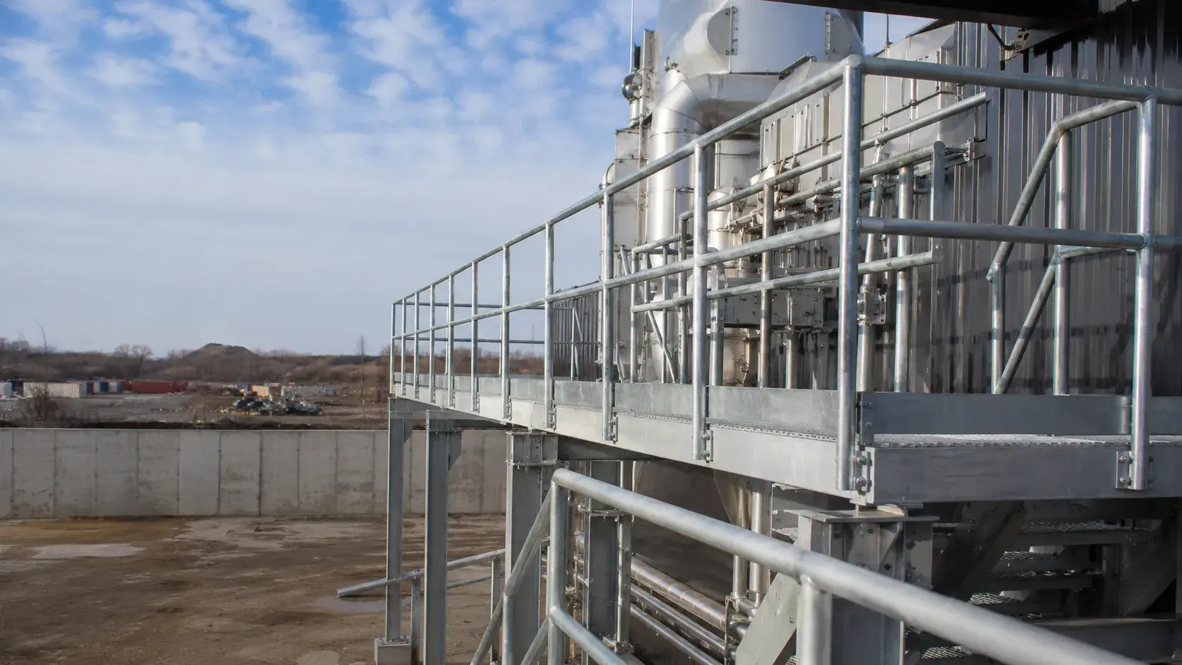 Industrial Catwalks, fabricated and installed by The Grate Guys