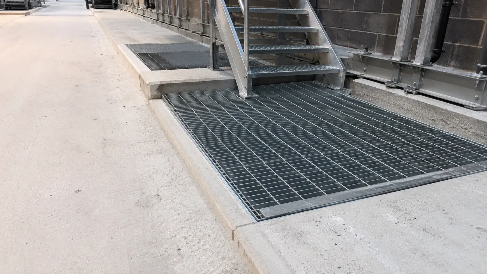Industrial Metal Grates in Georgetown, Ontario, fabricated and installed by The Grate Guys