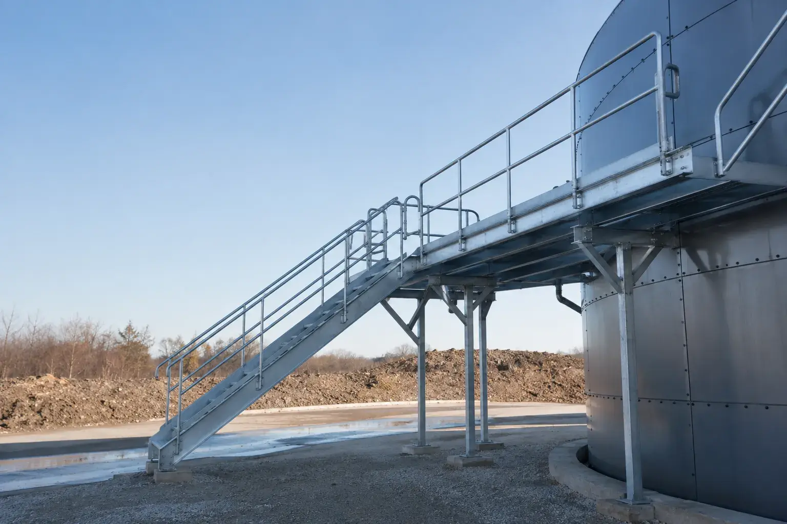 Industrial Walkways, fabricated and installed by The Grate Guys