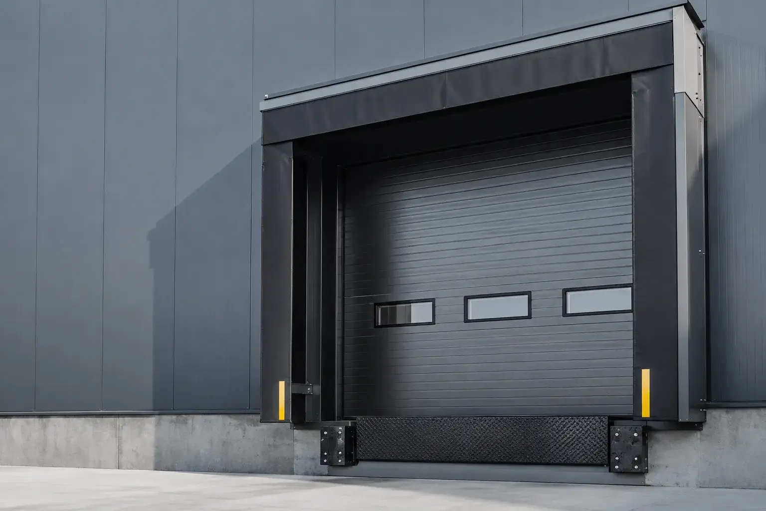 Loading Dock Doors, fabricated and installed by The Grate Guys