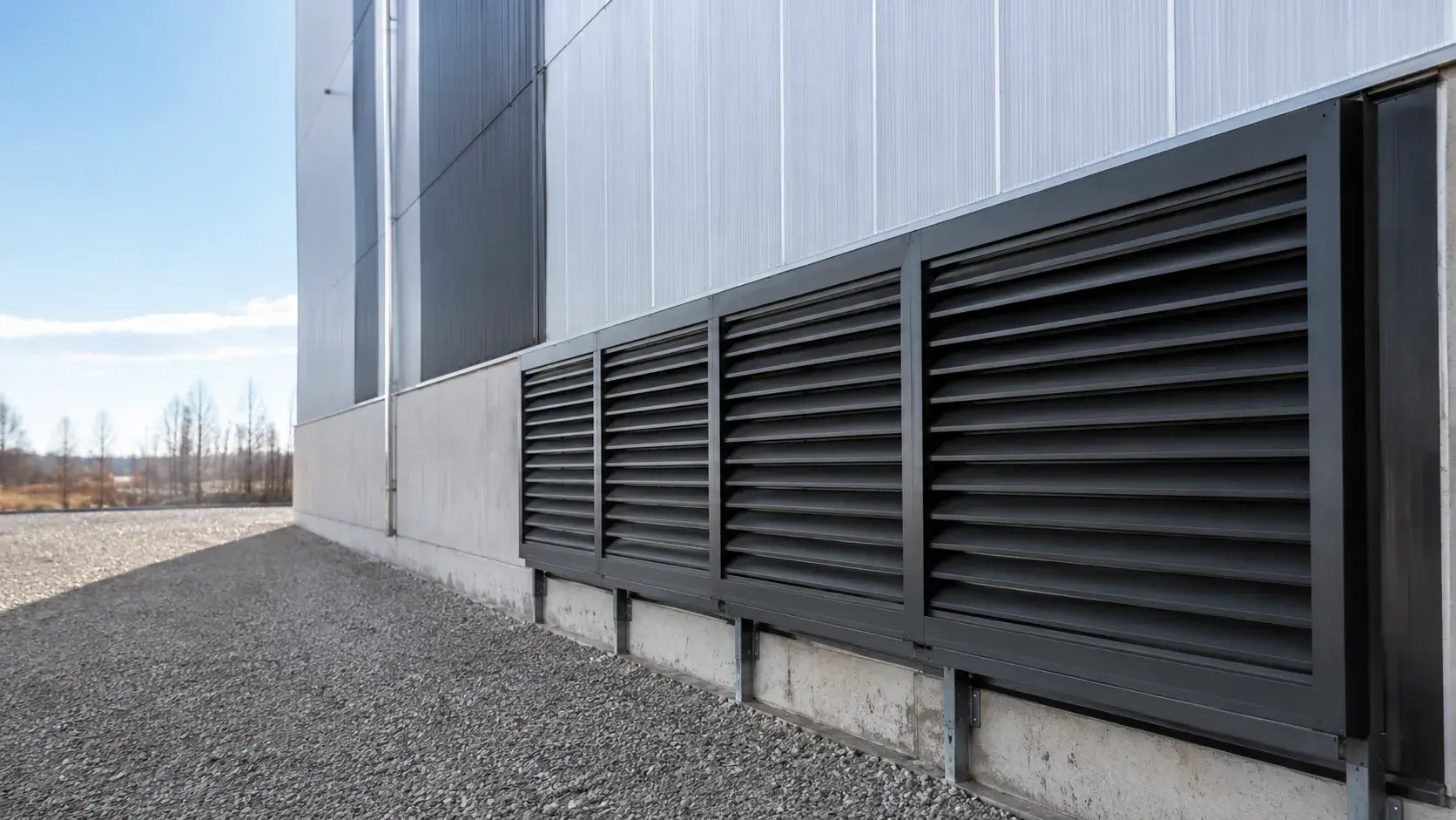 Louvers in Caledon, Ontario, fabricated and installed by The Grate Guys
