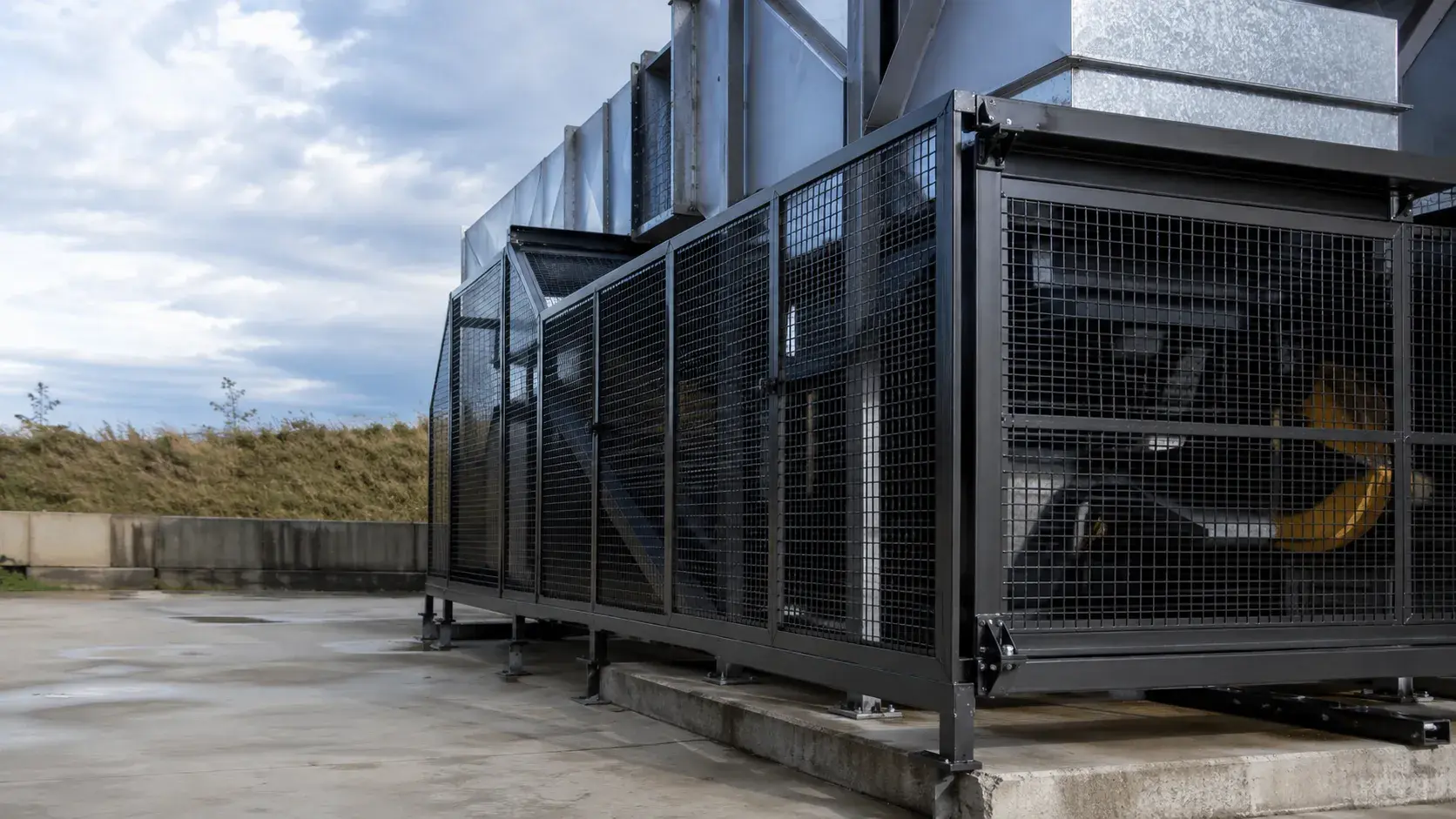 Machine Guards, fabricated and installed by The Grate Guys