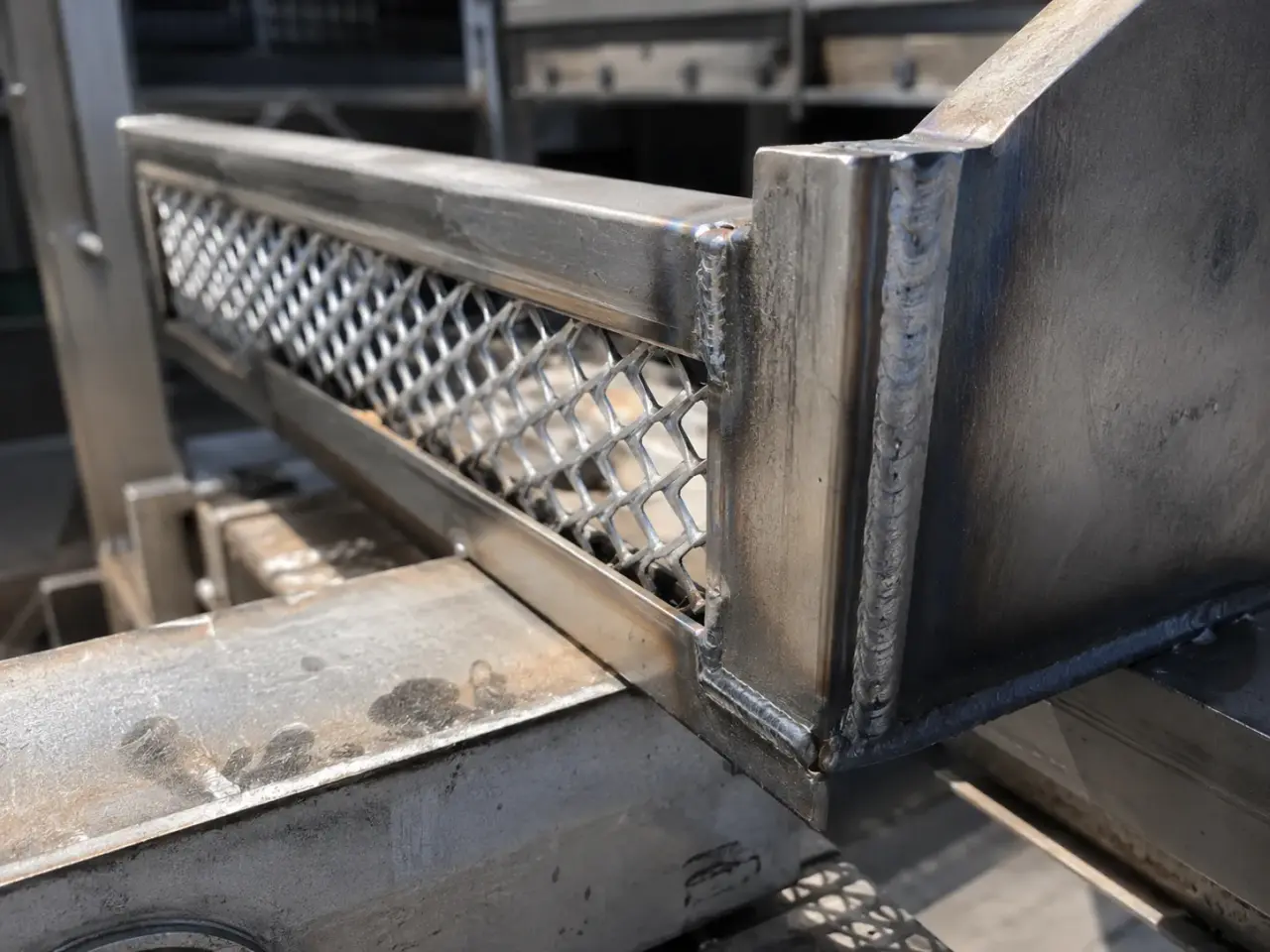Mechanical Equipment Guards in Caledon being fabricated and installed by The Grate Guys