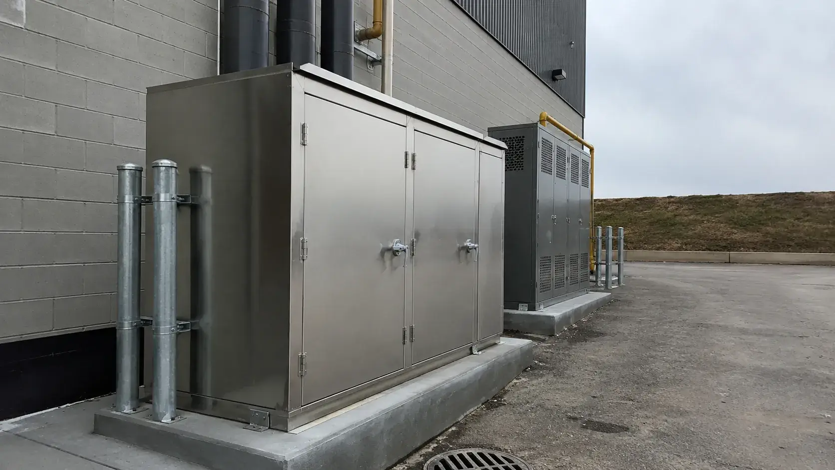 Metal Enclosures in Pickering, Ontario, fabricated and installed by The Grate Guys