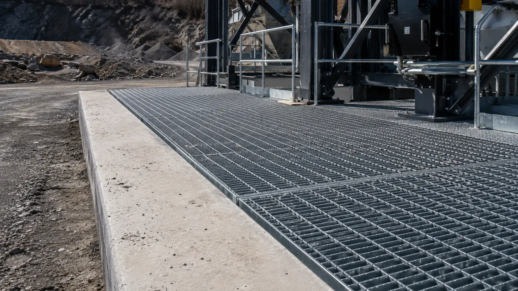 Mining and Heavy Industrial Grates, fabricated and installed by The Grate Guys