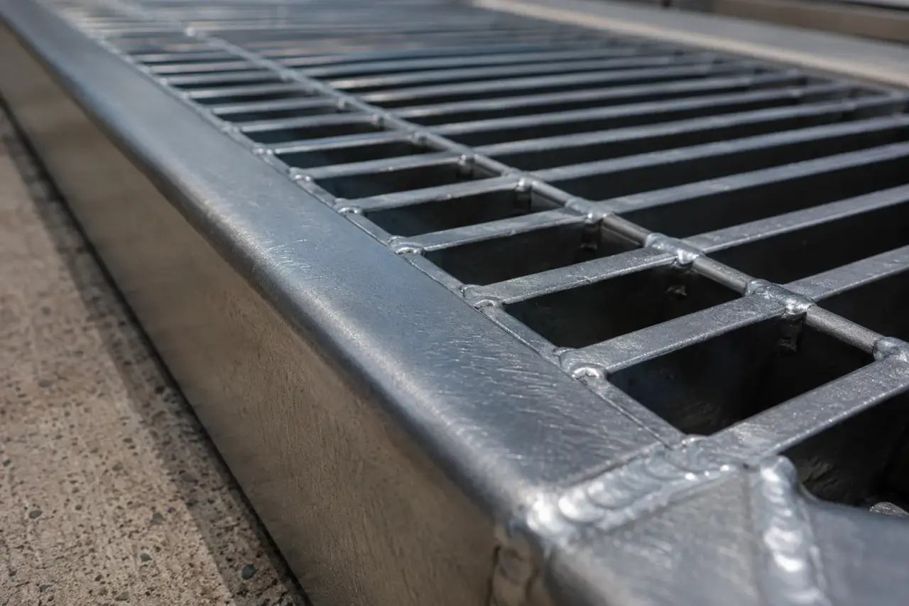 National Custom Grate Shipping in Markham being fabricated and installed by The Grate Guys