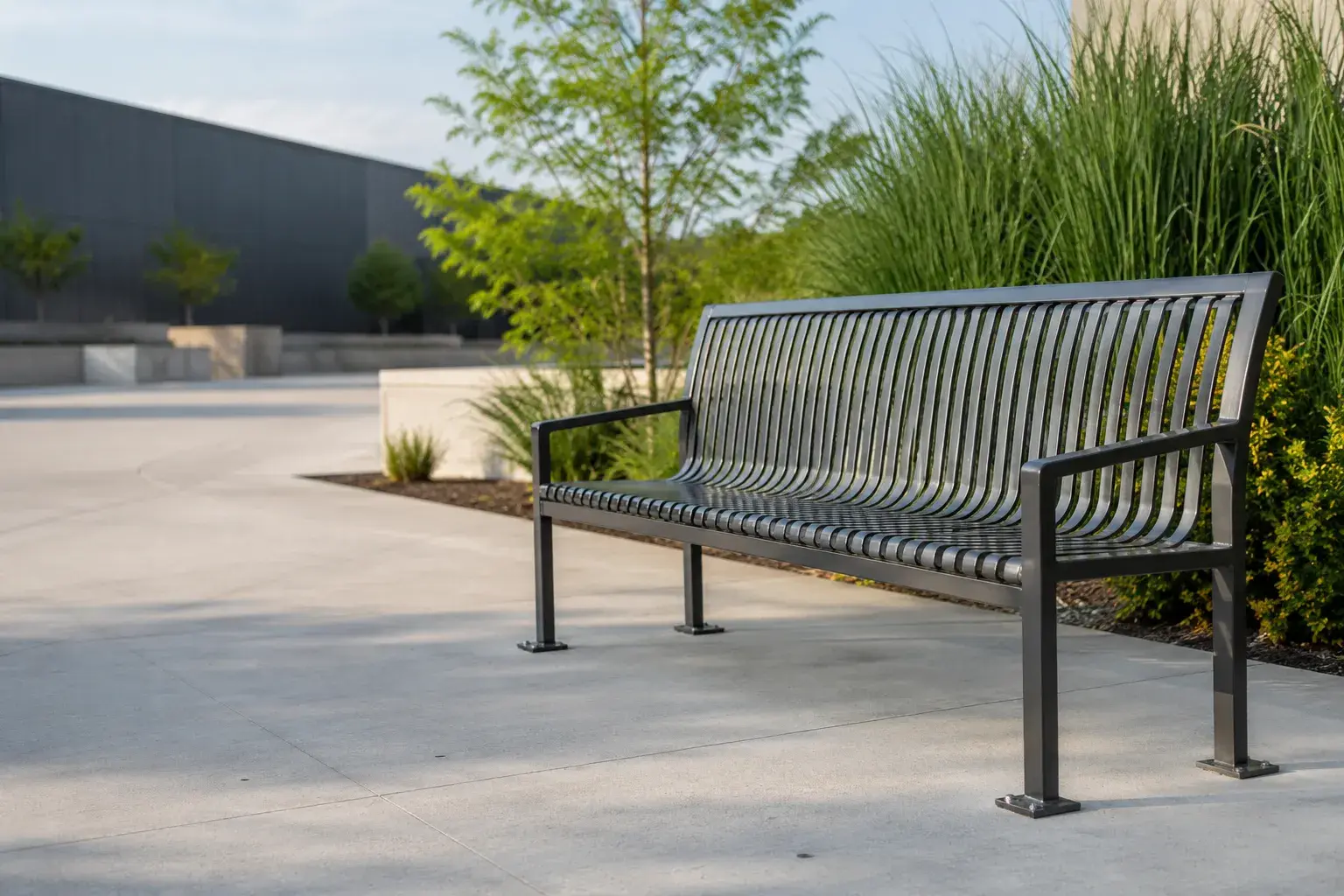 Park Benches, fabricated and installed by The Grate Guys