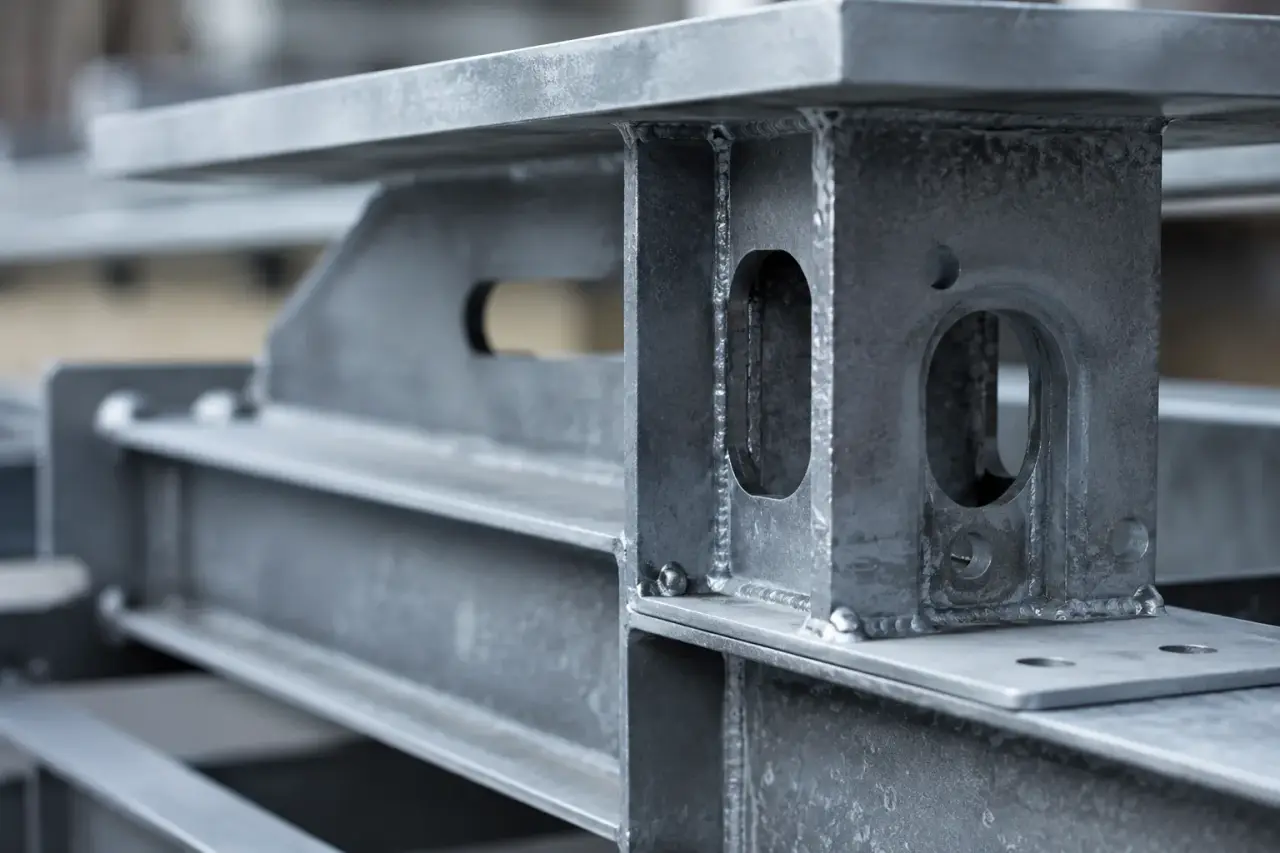 Pipe Racks in Aurora being fabricated and installed by The Grate Guys