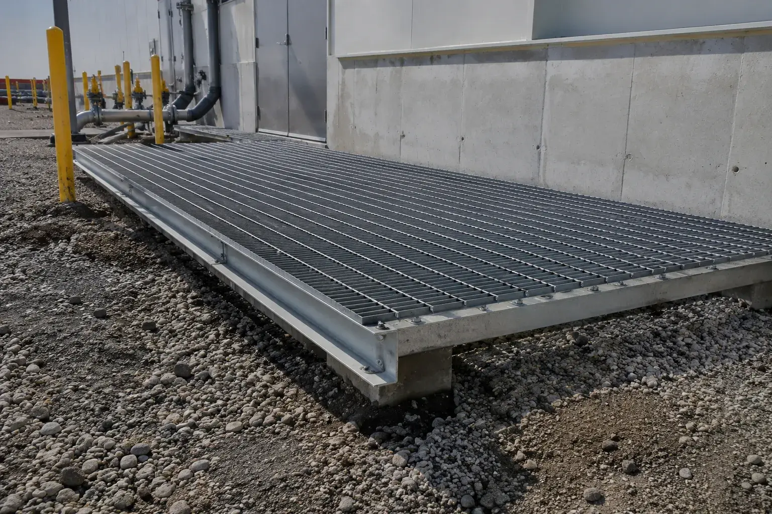 Plank Grating in Georgetown, Ontario, fabricated and installed by The Grate Guys