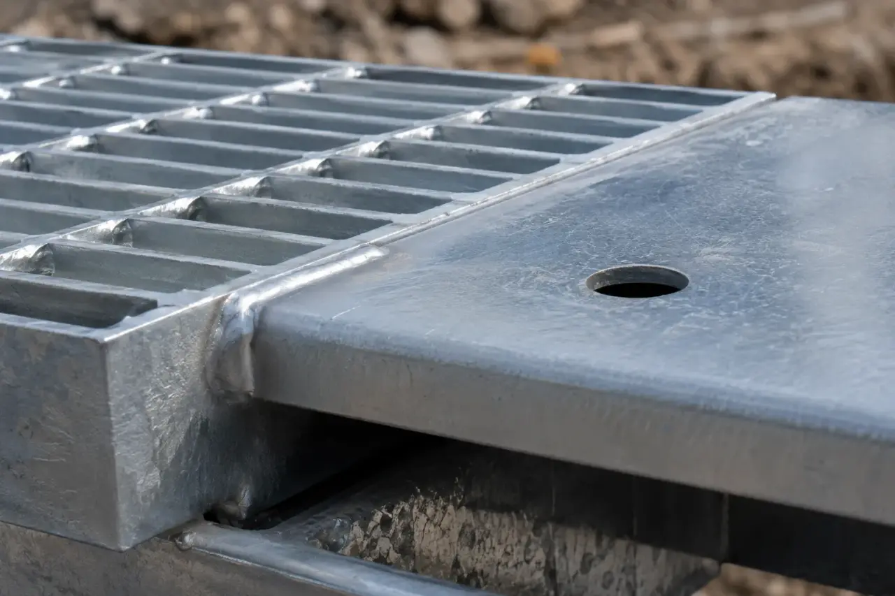 Pump Pit Covers in Pickering being fabricated and installed by The Grate Guys