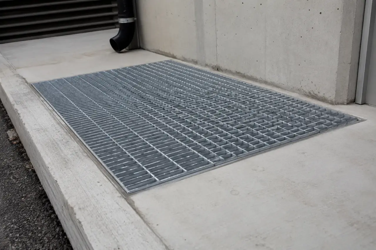 Completed Riveted Grating installation in Aurora by The Grate Guys