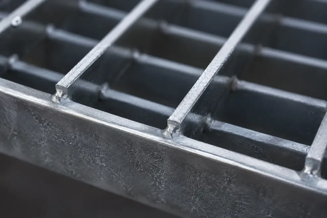 Riveted Grating in Aurora being fabricated and installed by The Grate Guys