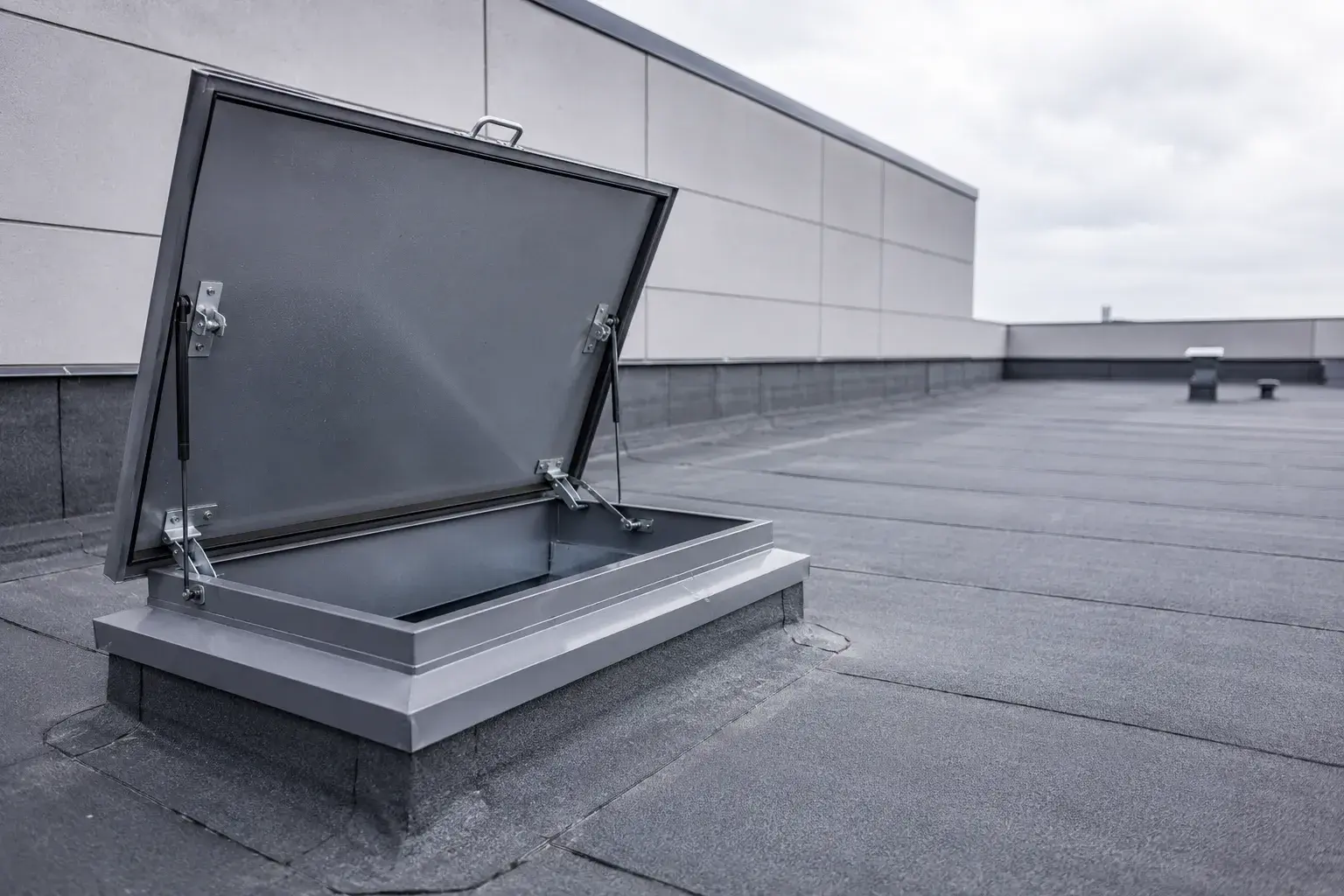 Roof Hatches in North York, Ontario, fabricated and installed by The Grate Guys