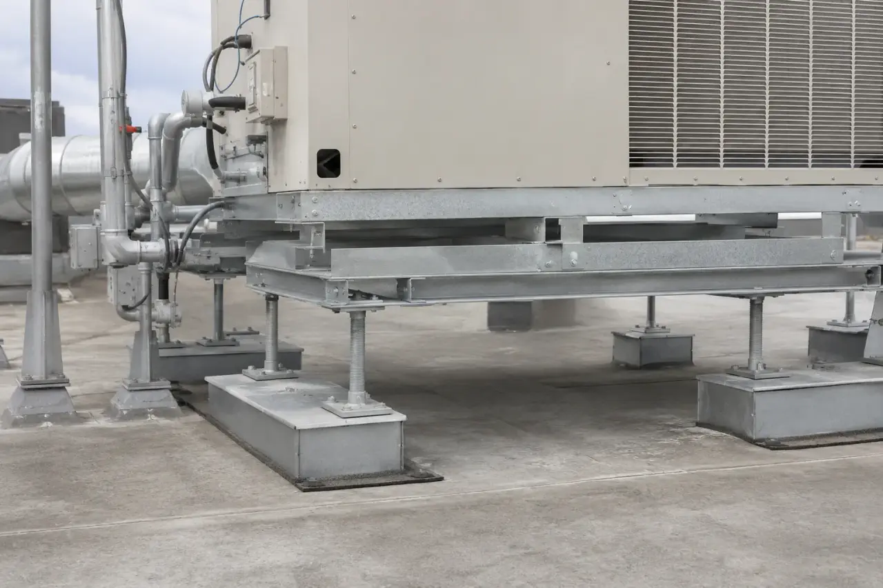 Completed Rtu Supports installation in Caledon by The Grate Guys