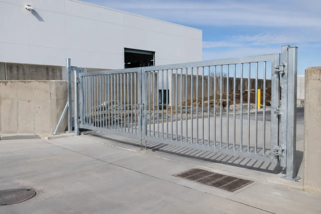Completed Security Gates installation in Caledon by The Grate Guys