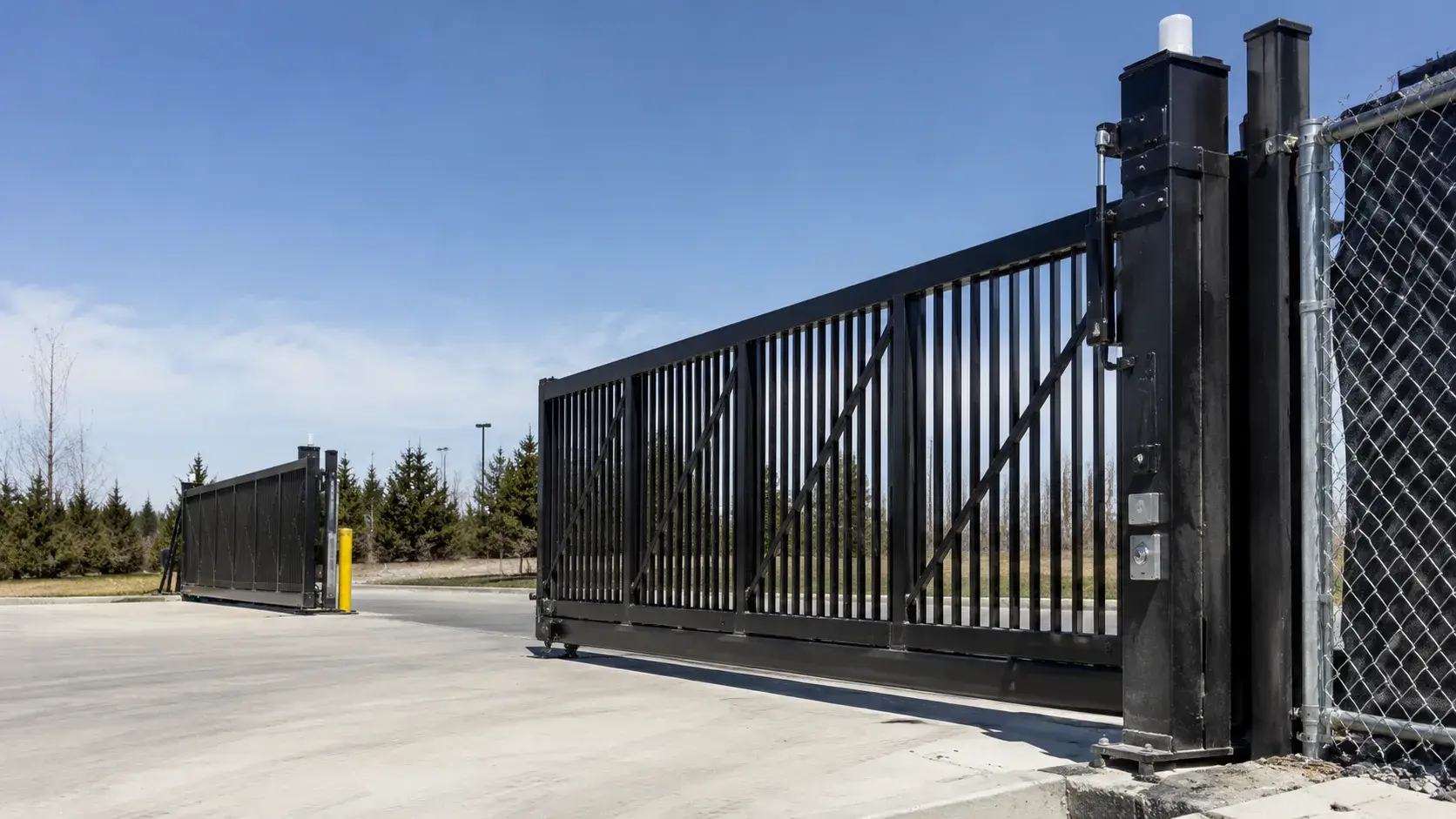 Security Gates in Caledon, Ontario, fabricated and installed by The Grate Guys
